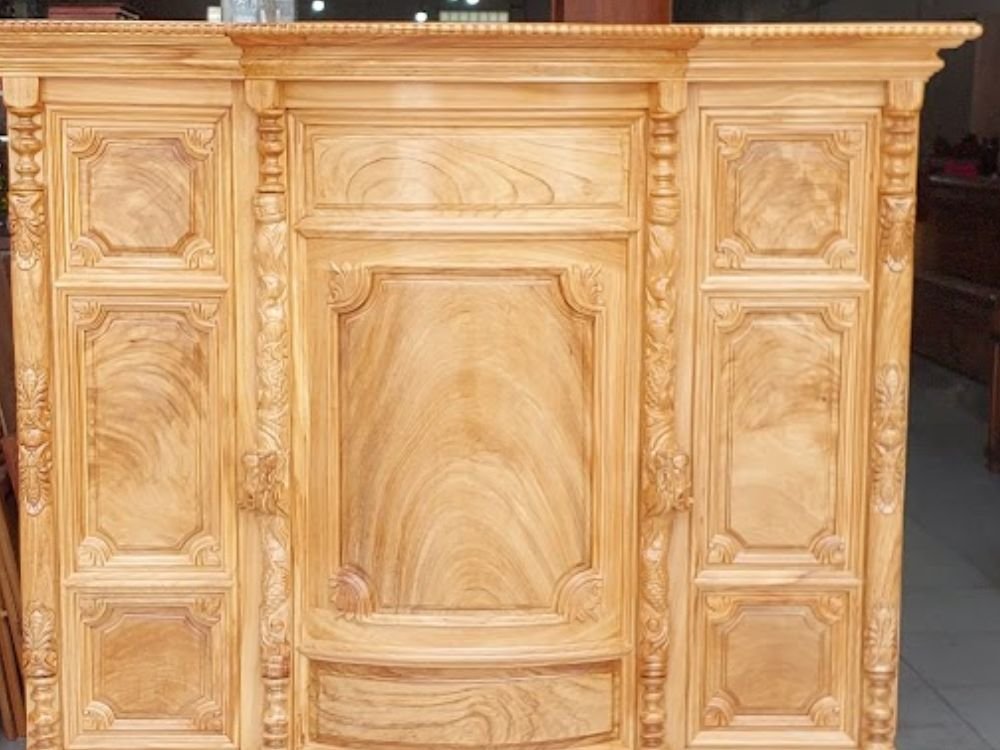 Tủ thờ gỗ gõ đỏ tự nhiên MS 2690