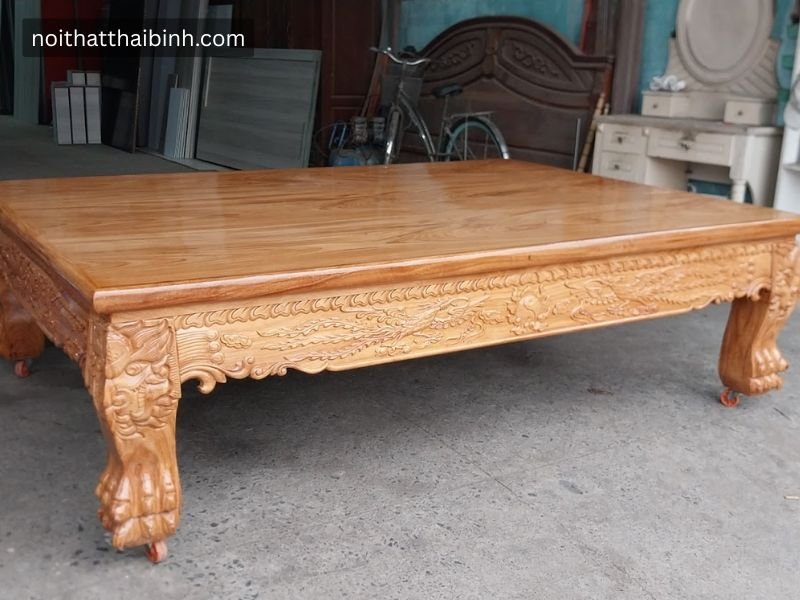 Đi Văng Gỗ Gõ Đỏ Tự Nhiên Cao Cấp