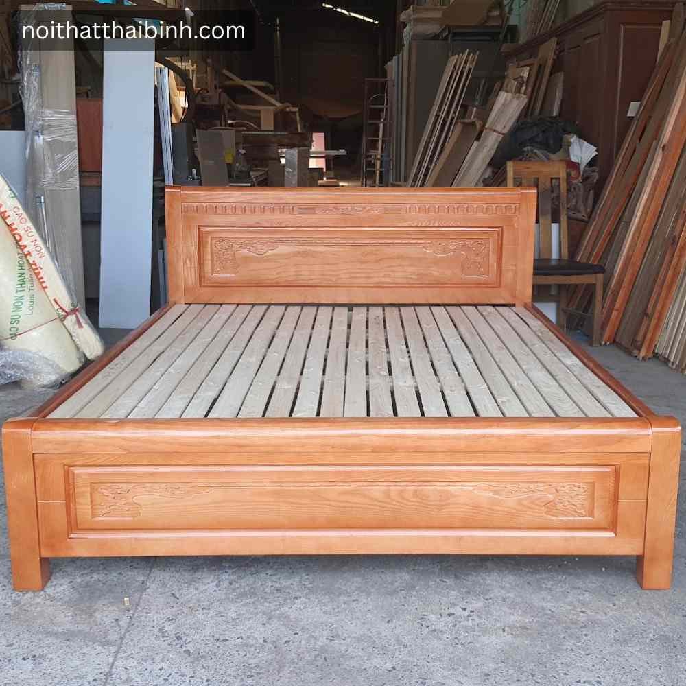Giường ngủ gỗ tự nhiên
