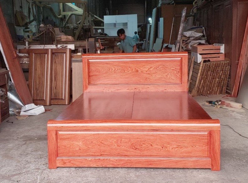 Giường ngủ gỗ vạt phản