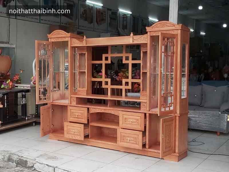 Kệ tivi kết hợp tủ rượu