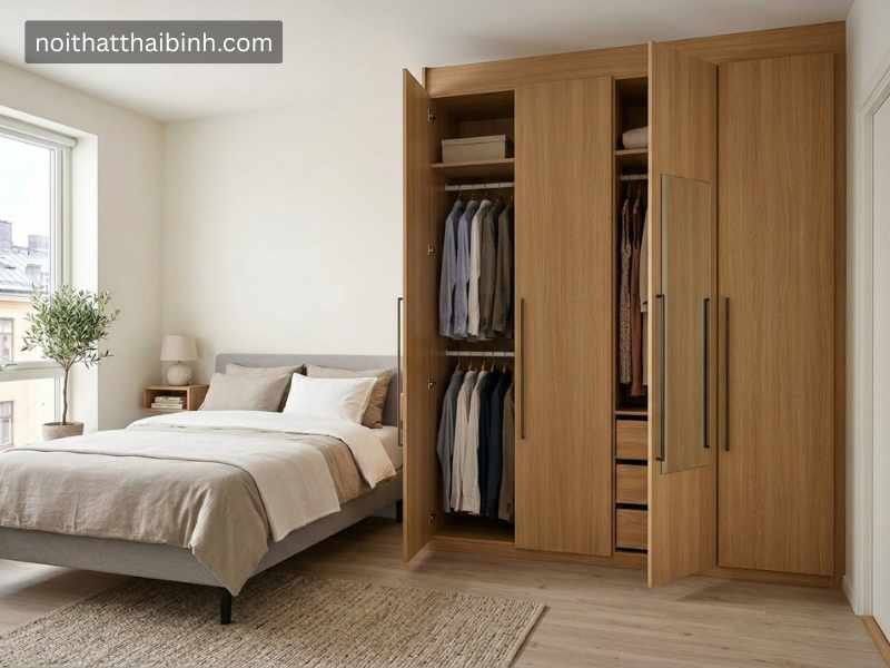 Kích thước tủ quần áo tiêu chuẩn