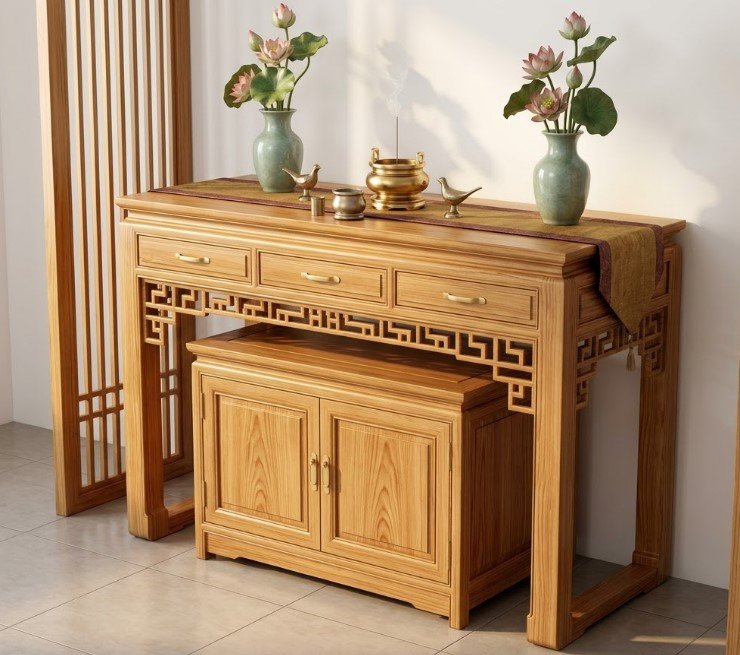 Lưu ý phong thủy khi đặt bàn thờ gia tiên trong nhà