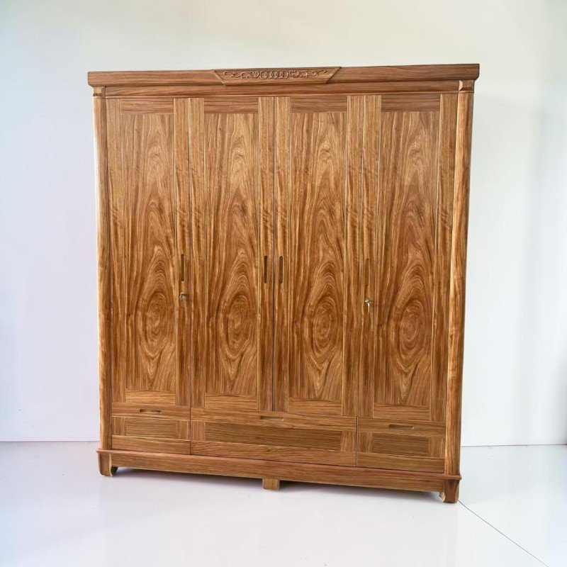 Tủ áo gỗ phòng ngủ phong thủy tài lộc