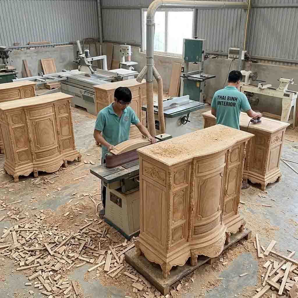 Xưởng mộc đồ gỗ Thái Bình