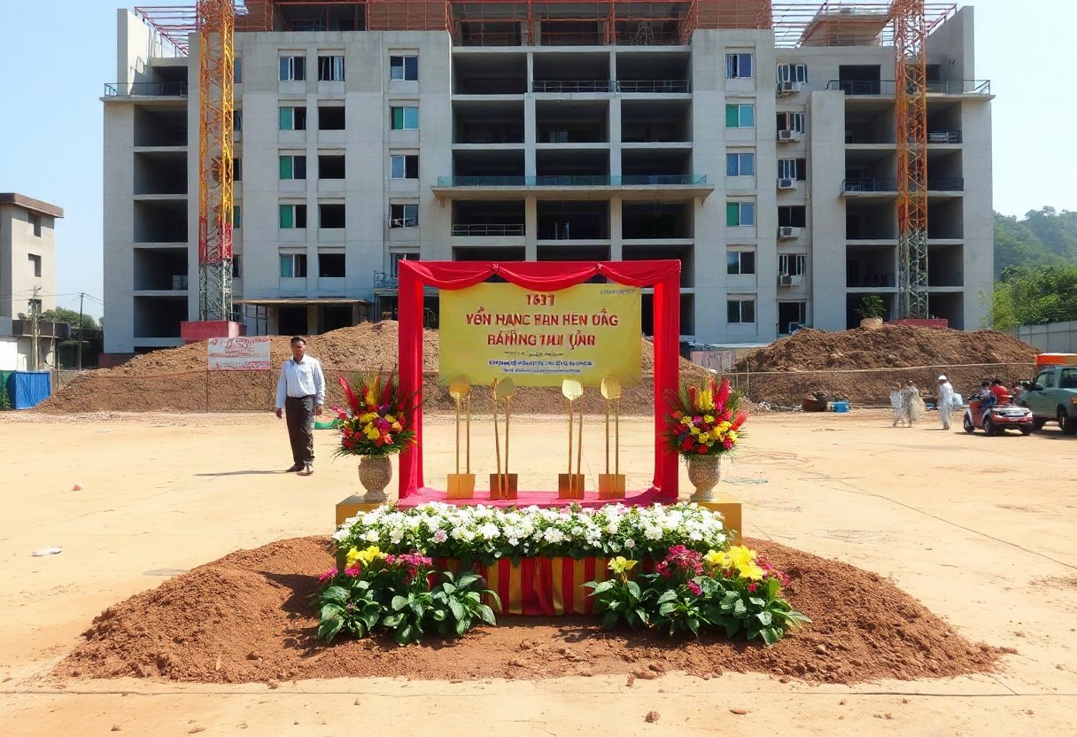 Vị trí làm lễ cúng động thổ