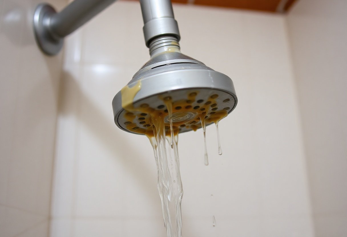 6 cách xử lý vòi hoa sen chảy yếu đóng cặn hữu ích
